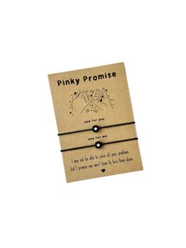 Pinky Promise Bracelet | Personalised Matching Bracelets, 4 of 8