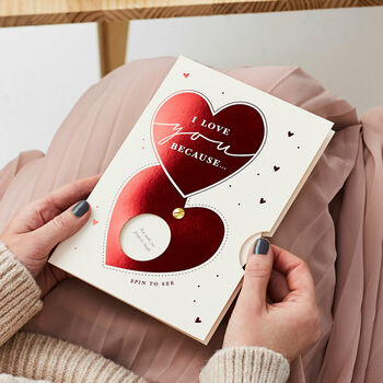 ‘I Love You Because’ Reveal Messages Card, 2 of 7