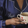 Personalised Silky Women's Embroidered Luxury Pyjama, thumbnail 2 of 12