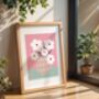 Daisy Vase Art Print, thumbnail 4 of 6