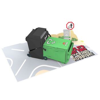 Sorry This Is F*Cking Rubbish! 3D Pop Up Bins! Silly Rude Funny Card! Best For All Occasions, 8 of 11