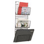 Contemporary Three Compartment Magazine Rack, thumbnail 2 of 7