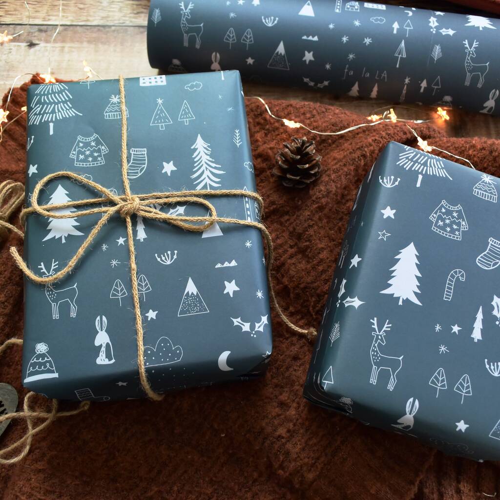 Magical Winter Wonderland Christmas Wrapping Paper, 1 of 11