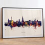 Bury Skyline Cityscape Art Print, thumbnail 6 of 12