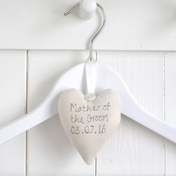 Personalised Hanging Heart Bridesmaid Gift, 10 of 12