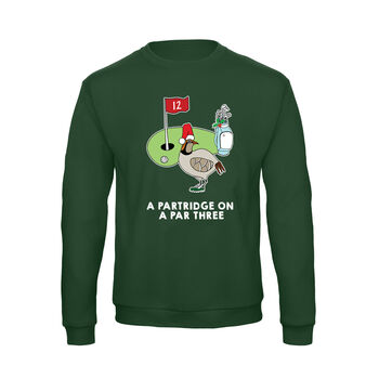 Funny Golf Unisex Christmas Jumper, 7 of 7