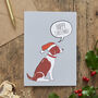 Liver And White Springer Spaniel Organic Cotton Apron, thumbnail 10 of 12