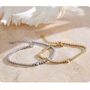 Monaco D’or Gold Crystal Love Blossom Centi Charm Gift Bracelet, thumbnail 3 of 4