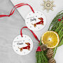 Personalised Little Dog Christmas Ornament, thumbnail 3 of 5