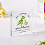 Personalised Grandadsaurus Funny Father’s Day Plaque Gift, thumbnail 3 of 5