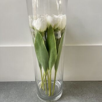 Artificial White Tulip Stem, 5 of 6