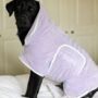 Personalised Luxury Dog Drying Coat, thumbnail 3 of 12