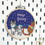 Keep Going Husky Cross Stitch Kit, thumbnail 3 of 9
