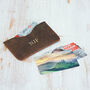 Personalised Buffalo Leather Slim Credit Card Holder, thumbnail 5 of 8