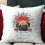 Personalised Christmas Pug Break Through, thumbnail 5 of 10
