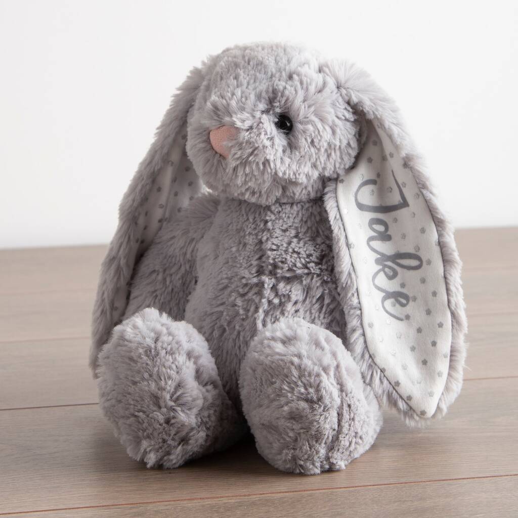 Personalised Bunny Soft Toy By My 1st Years | notonthehighstreet.com