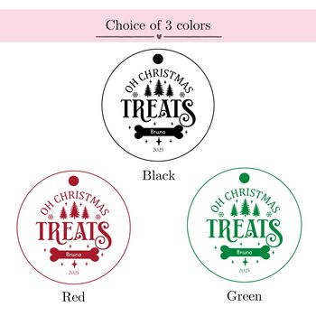 Personalised Dog Pet Christmas Bauble, 10 of 10