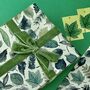 Botanical Leaves Wrapping Paper Set, thumbnail 5 of 10
