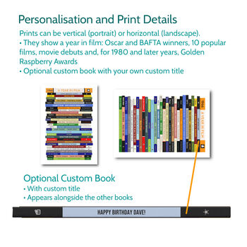 30th Birthday Personalised Print Movie Gift 1996, 3 of 10