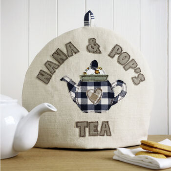 Personalised 45th / 65th Sapphire Anniversary Tea Cosy, 2 of 10