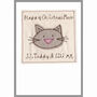 Personalised Cat Christmas Card For Her, Mum, Grandma, thumbnail 2 of 12