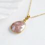 Peach Moonstone Gemstone Necklace, thumbnail 1 of 3