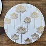 Floral Print Heat Resistant Trivet: Indian Inspired Kitchen Decor, thumbnail 2 of 8