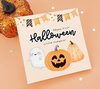 Baby's First Halloween Card, 2 of 2