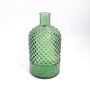 Recycled Glass Patterned Bottle Vase In Eight Colours, thumbnail 2 of 9