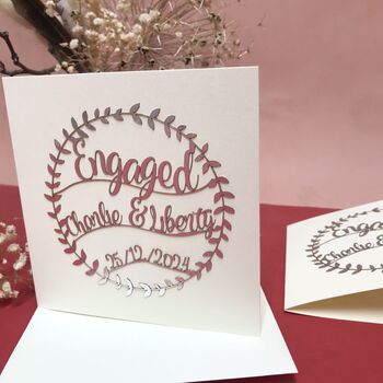 Personalised Engagement Card, 6 of 9