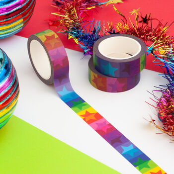 Colourful Christmas Washi Tape Set, 5 of 5