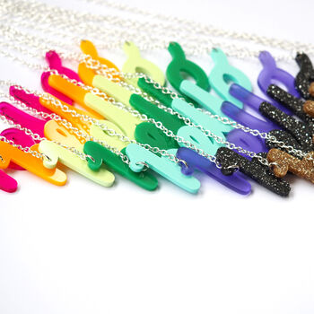 Bright And Bold Hello Necklace, 5 of 8