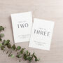 Simple Elegance Bold Table Number Cards, thumbnail 6 of 6