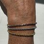 Three Sparkly Bracelets In Silver, Rose Gold And Gold Plated, thumbnail 5 of 5
