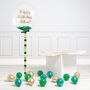 Personalised Emerald Green Birthday Bubble Balloon, thumbnail 2 of 3
