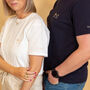 Mr And Mrs Est Year Embroidered Matching T Shirt Set, thumbnail 2 of 8