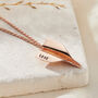 Personalised Paper Plane Necklace, thumbnail 4 of 11