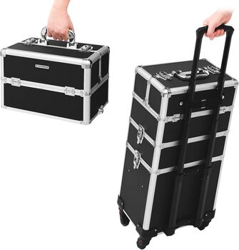 Three In One Makeup Case Beauty Trolley, 6 of 8