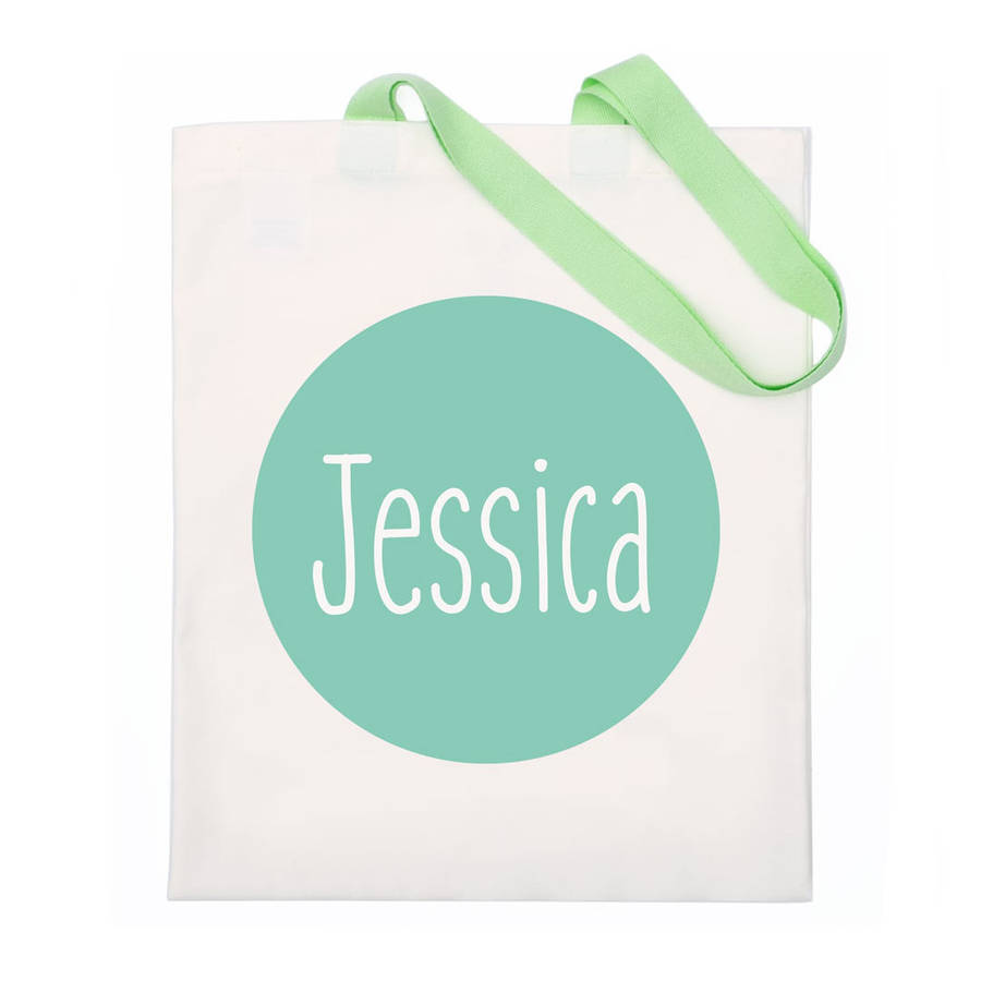 Personalised Name Bag By Jolie Design