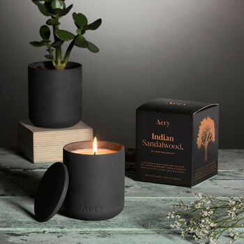 Vegan Indian Sandalwood Scented Candle, 2 of 6