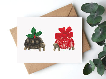 Christmas Tortoise Christmas Cards, 7 of 11