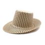 Viajero Black Short Brim Straw Hat, thumbnail 1 of 6