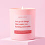 Divorce Gift Funny Soy Wax Candle Let Go Of Things, thumbnail 1 of 4