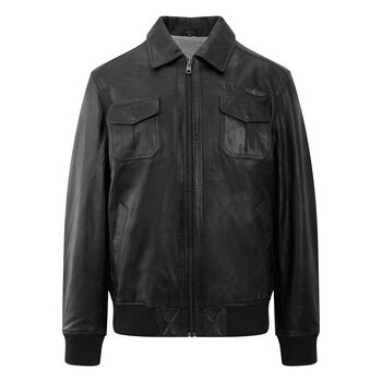 Men’s Sheepskin Leather Jacket Airborn, 5 of 10