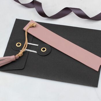 Personalised Italian Leather Bookmark, 11 of 11