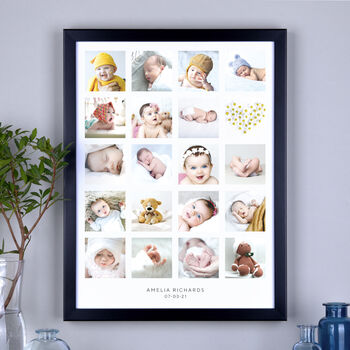 Personalised Twenty Photos Baby Print, 3 of 7
