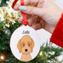 Personalised Dog Breed Christmas Decoration Bold, thumbnail 1 of 12