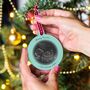 Personalised Baby Scan Christmas Bauble, thumbnail 2 of 8