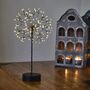 Black, Gold Or Silver Dandelion Table Lamp, thumbnail 3 of 5
