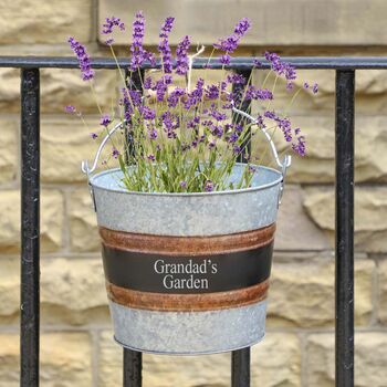 Dad's Personalised Large Garden Planter Bucket, 3 of 8